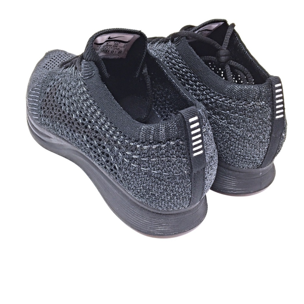 Nike Flyknit Racer Triple Black Mens/Womens New - Picture 8 of 8